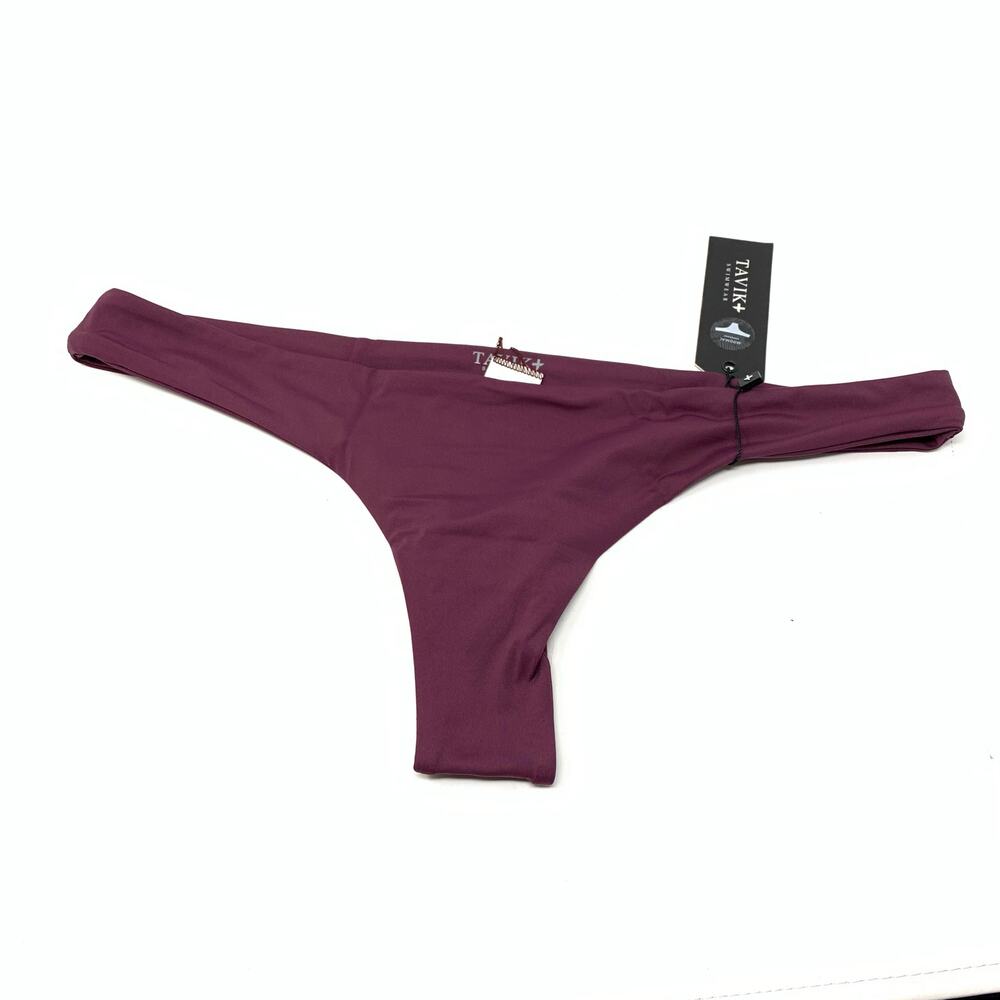 Tavik Ali Mini Swim Bottom Merlot Size Large NEW